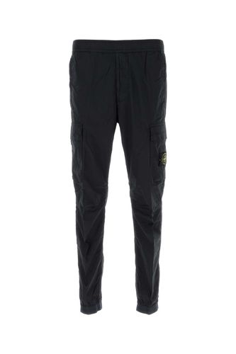 Midnight Blue Stretch Cotton Pant - Stone Island - Modalova