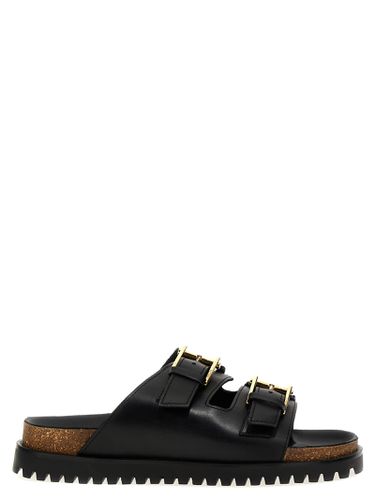 Versace Leather Sandals - Versace - Modalova