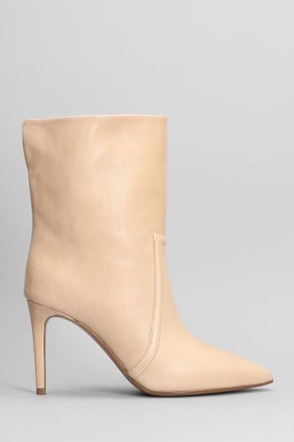 High Heels Ankle Boots In Leather - Paris Texas - Modalova