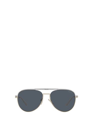 Pr 54zs Silver / Pale Gold Sunglasses - Prada Eyewear - Modalova