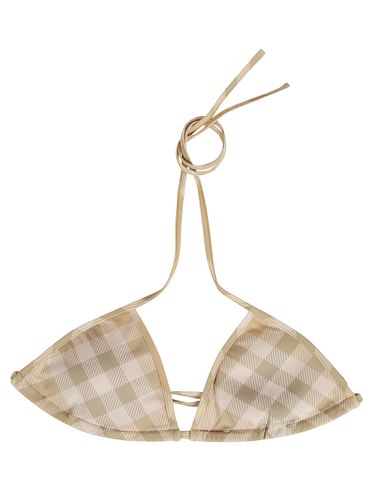 Check Patterned Bikini Tops - Burberry - Modalova