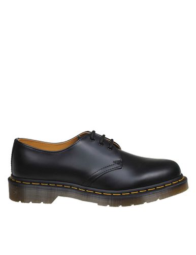 Lace-up Shoe In Black Leather - Dr. Martens - Modalova