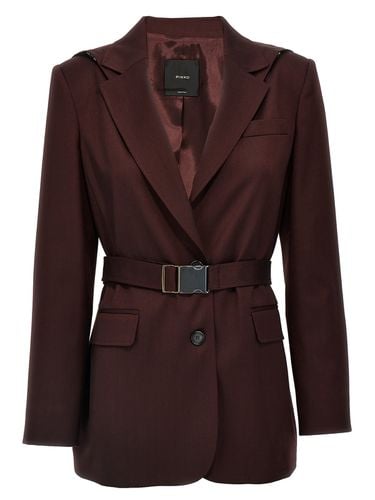 Pinko Single-breasted Belted Blazer - Pinko - Modalova