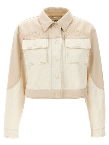 Fendi Two-tone Denim Jacket - Fendi - Modalova