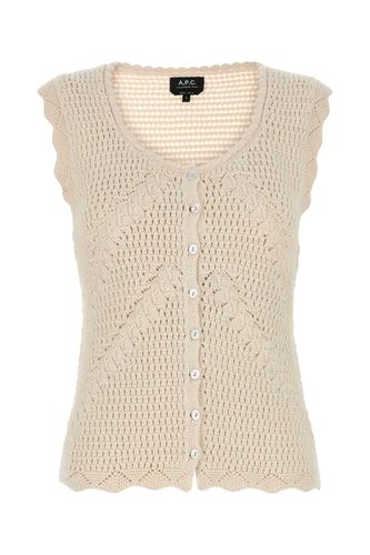 A. P.C. Ivory Crochet Palmyre Vest - A.P.C. - Modalova