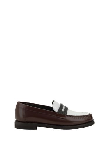 Bicolored Loafers - Brunello Cucinelli - Modalova