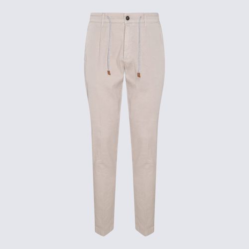Eleventy Beige Cotton Pants - Eleventy - Modalova