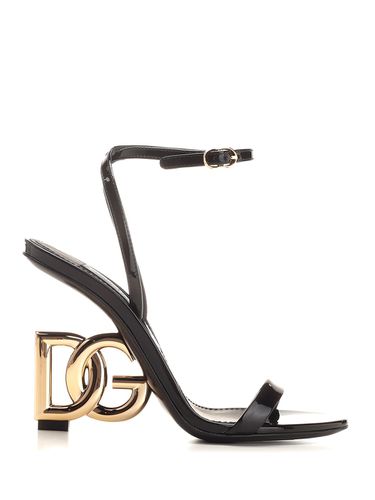 Dg Patent Leather Sandal - Dolce & Gabbana - Modalova