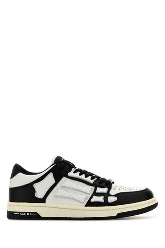 Two-tone Leather Skel Sneakers - AMIRI - Modalova