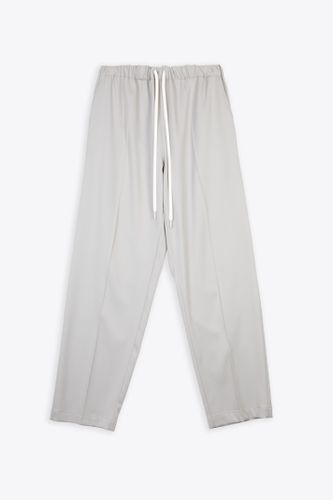 Pantalone Ice Grey Technical Wool Drawstring Pant - MM6 Maison Margiela - Modalova