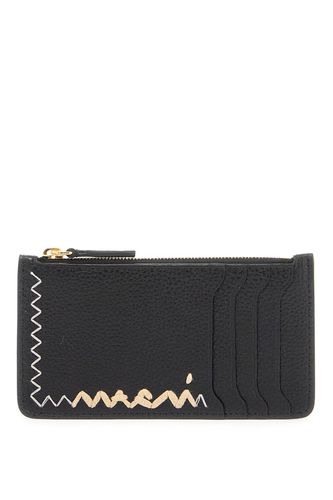 Marni Embroidered Card Holder - Marni - Modalova