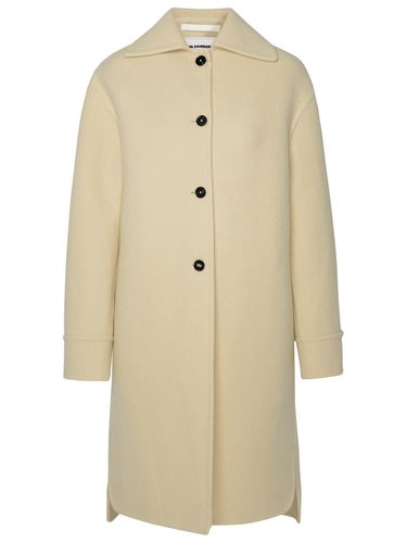 Jil Sander Cream Wool Coat - Jil Sander - Modalova