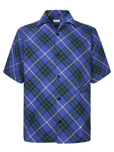 Checkered Short-sleeve Shirt - Burberry - Modalova