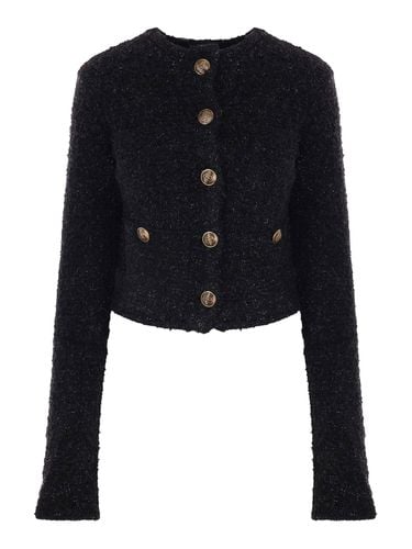 Cardigan With Embossed Buttoning - Balenciaga - Modalova