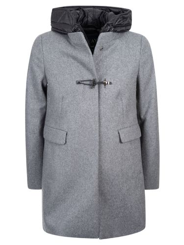 Toggle Closure Hooded Layered Coat - Fay - Modalova