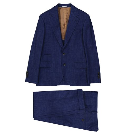 Brunello Cucinelli Blue Wool Suit - Brunello Cucinelli - Modalova