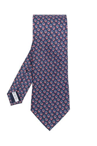Ferragamo Motif Printed Tie - Ferragamo - Modalova