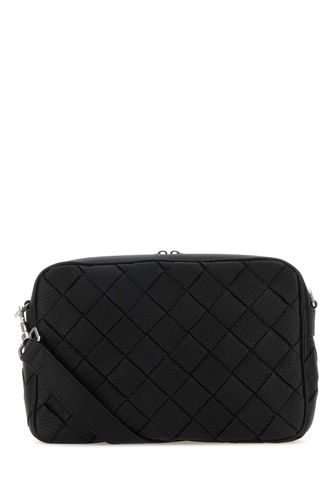 Black Leather Medium Camera Crossbody Bag - Bottega Veneta - Modalova