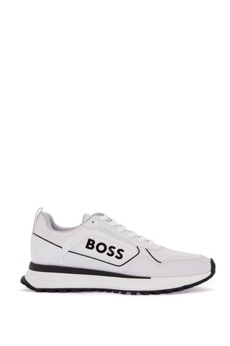 Sneakers With Black Details And Tank Sole For Men - Hugo Boss - Modalova