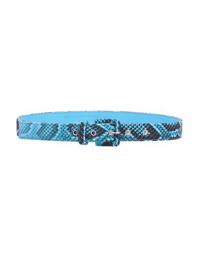 Blue Python Print Belt - Ermanno Scervino - Modalova