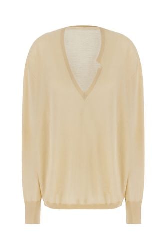 Quira Sand Wool Oversize Sweater - Quira - Modalova