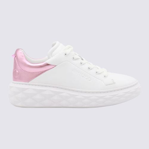 Jimmy Choo White And Pink Sneakers - Jimmy Choo - Modalova