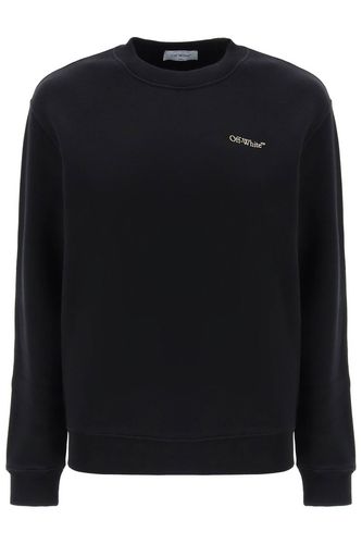 Crew-neck Sweatshirt With Diag Motif - Off-White - Modalova