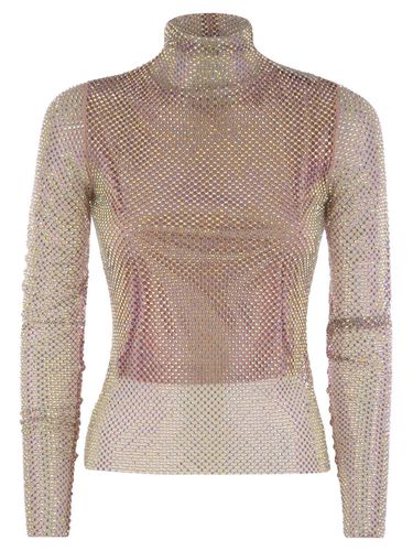 Embellished High Neck Long-sleeved Top - SportMax - Modalova