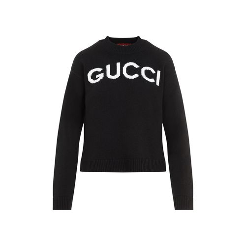 Gucci Logo Intarsia Knit Sweater - Gucci - Modalova