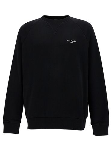 Balmain Black Cotton Sweatshirt - Balmain - Modalova