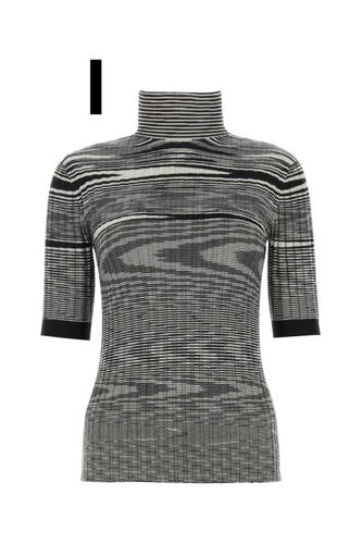 Turtleneck Short-sleeve Sweater Top - Missoni - Modalova