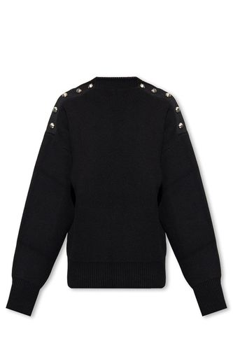 Button Detailed Knitted Sweater - Ferragamo - Modalova