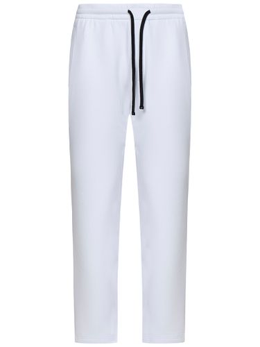 Cotton Blend Cigarette Trousers - Emporio Armani - Modalova