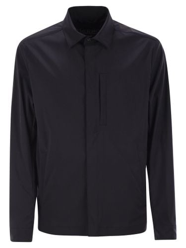 Herno Shirt-cut Jacket In Tech Wool - Herno - Modalova