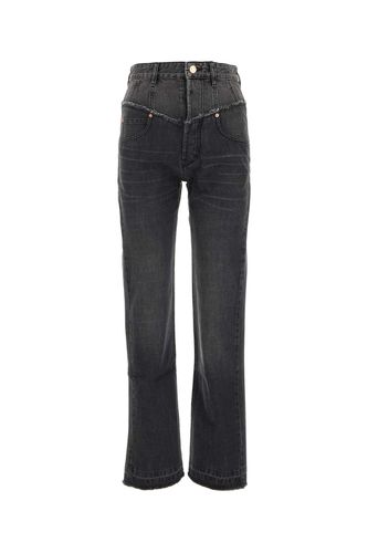 Dark Grey Denim Noemie Jeans - Isabel Marant - Modalova