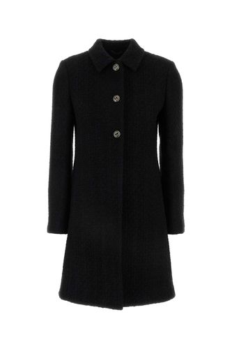 Gucci Black Tweed Coat - Gucci - Modalova