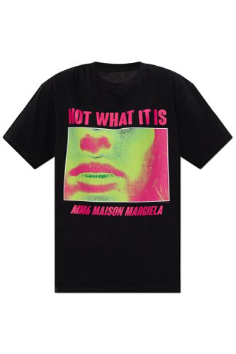 T-shirt With Print - MM6 Maison Margiela - Modalova