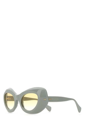 Gucci Sage Green Acetate Sunglasses - Gucci - Modalova