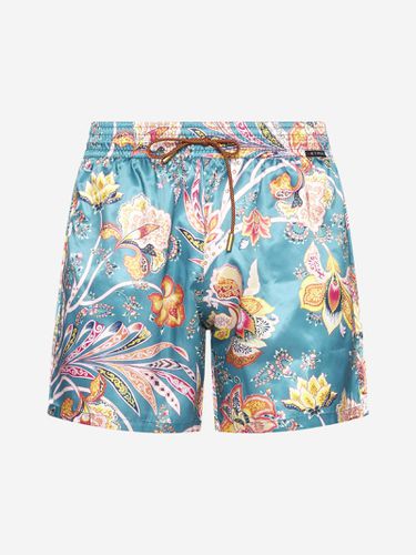 Ethnic-floral Print Swim Shorts - Etro - Modalova