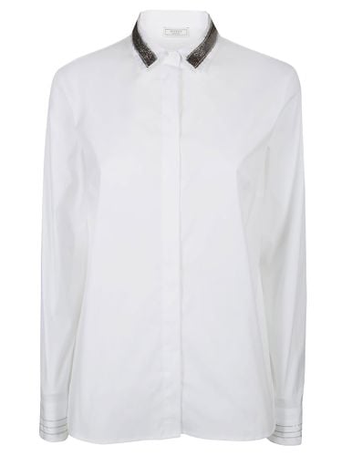 Peserico White Stretch-cotton Shirt - Peserico - Modalova