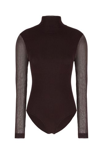 Stretch Viscose Blend Bodysuit - Fendi - Modalova