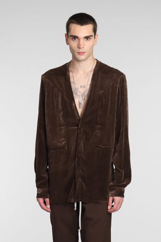 Fogpocket Sec Larry Casual Jacket In Viscose - Rick Owens - Modalova