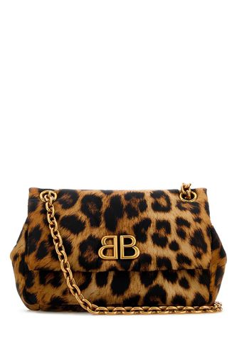 Printed Nylon Mini Monaco Shoulder Bag - Balenciaga - Modalova