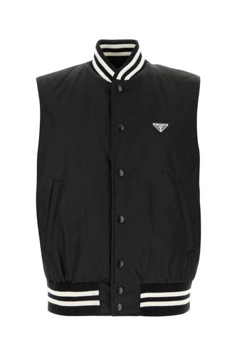 Black Re-nylon Sleeveless Padded Jacket - Prada - Modalova