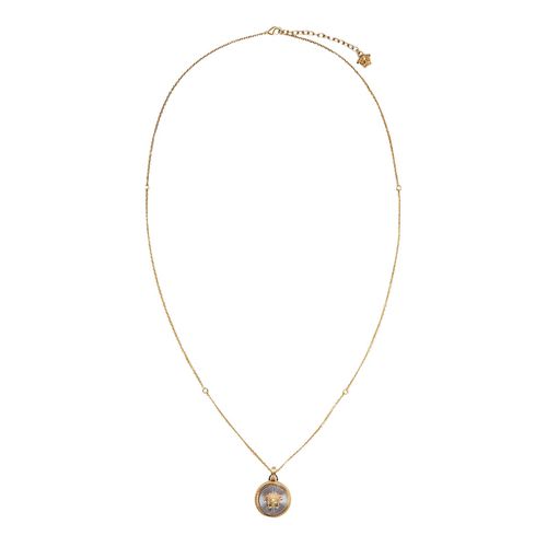Versace Medusa Gold Brass Necklace - Versace - Modalova
