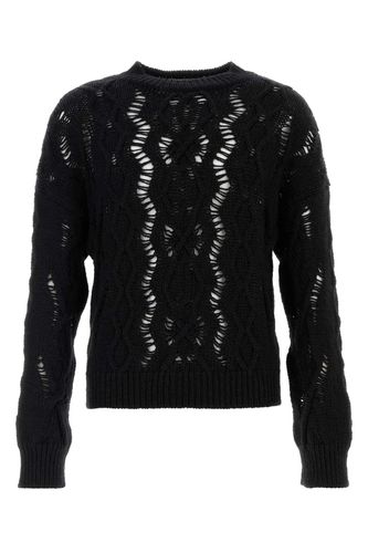 Black Wool Cable Sonar Sweater - Our Legacy - Modalova