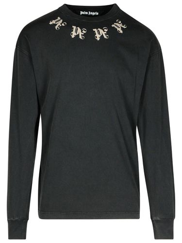 Palm Angels T-shirt In Black Cotton - Palm Angels - Modalova