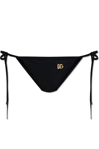 Logo Plaque Swimsuit Briefs - Dolce & Gabbana - Modalova