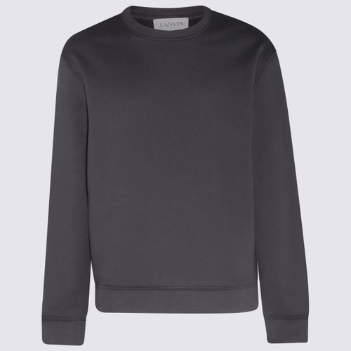 Lanvin Black Cotton Sweatshirt - Lanvin - Modalova