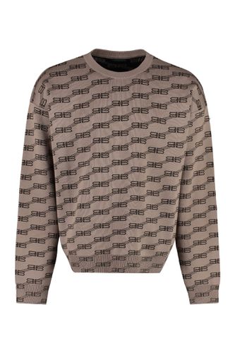 Long Sleeve Crew-neck Sweater - Balenciaga - Modalova